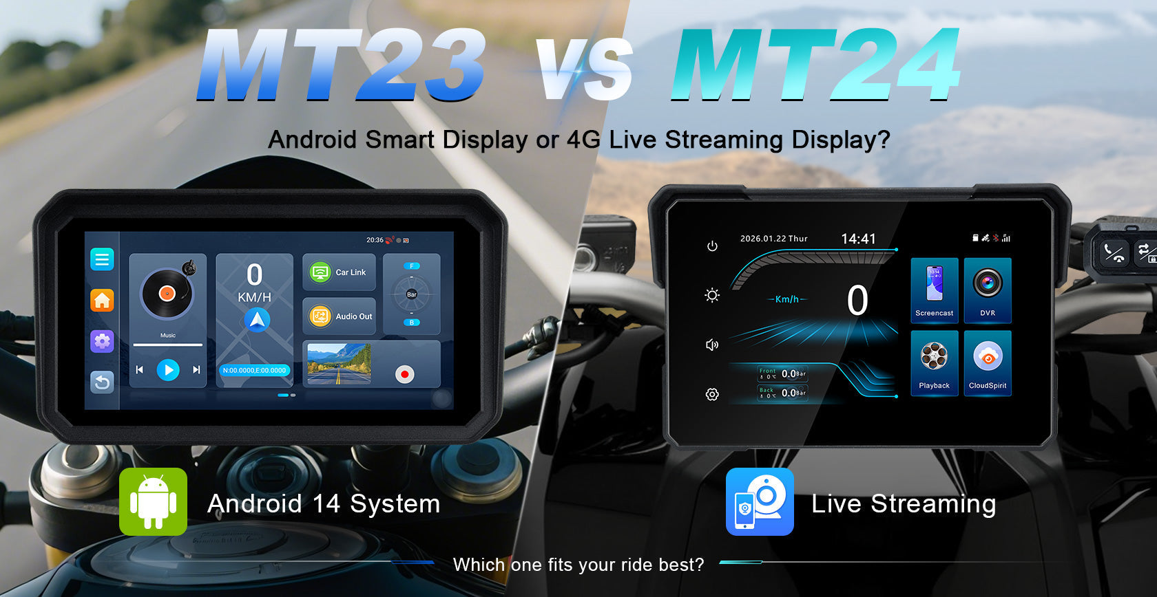 MT23 vs MT24: The Real Difference Between Two Linkifun Motorcycle Displays
