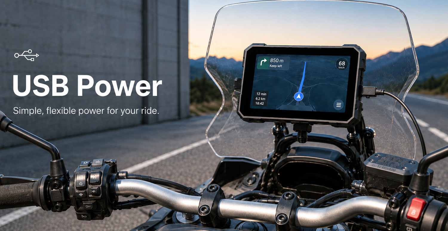 Linkifun Motorcycle Screens with USB Power: Easier Installation and More Flexible Riding