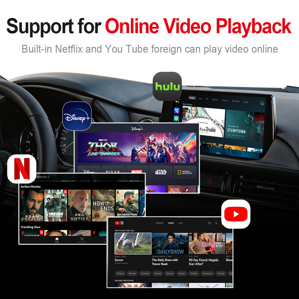 Linkifun™ GT7 Android 13 Smart AI Box Wireless CarPlay/Android Auto Adapter