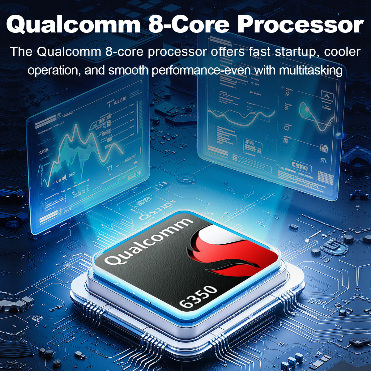 Linkifun GT8D Smart AI Box featuring the Qualcomm 6350 8-core processor for fast and stable performance