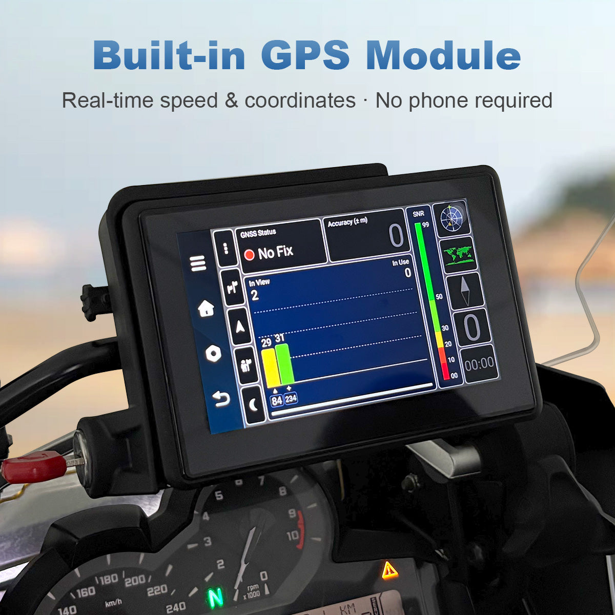 Linkifun™ MT3C 5" BMW Android 14 Smart Digital Display – Google Play, Built-in GPS, Wi-Fi, Wireless CarPlay & Android Auto