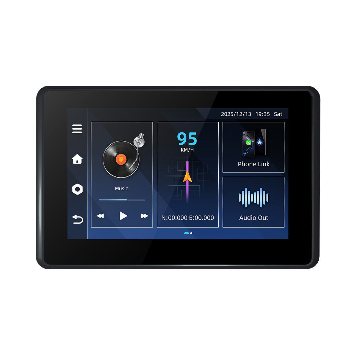 Linkifun™ MT3C 5" BMW Android 14 Smart Digital Display – Google Play, Built-in GPS, Wi-Fi, Wireless CarPlay & Android Auto