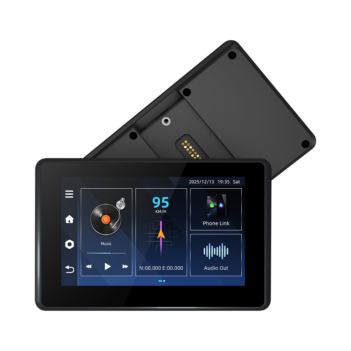 Linkifun™ MT3C 5" BMW Android 14 Smart Digital Display – Google Play, Built-in GPS, Wi-Fi, Wireless CarPlay & Android Auto