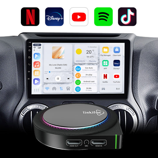 Linkifun-gt6pro-Gt7h-wireless-carplay-android-auto-adapters-android-13-hdmi-Youtube-Netflix-hulu-tiktok