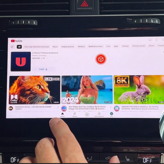 Linkifun-gt6pro-wireless-carplay-android-auto-adapters-android-13-watching-youtube