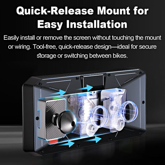 Linkifun M100 features an anti-theft mount with secure screws and detachable design for added protection and portability.