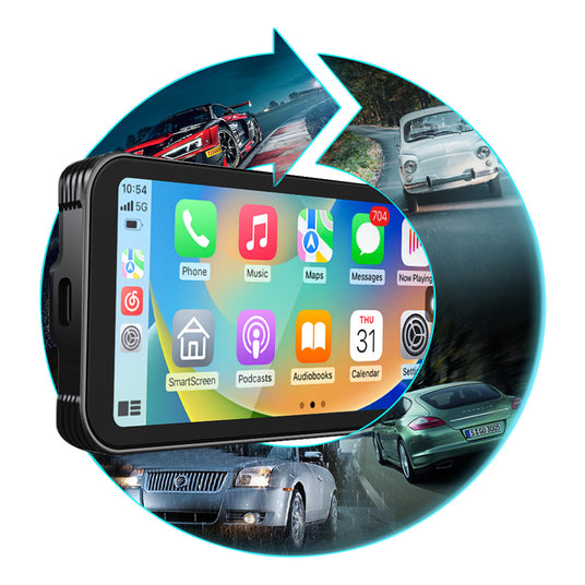 Motorcycle dash cam with a 64GB high-endurance memory card for extended and reliable recording under various conditions.