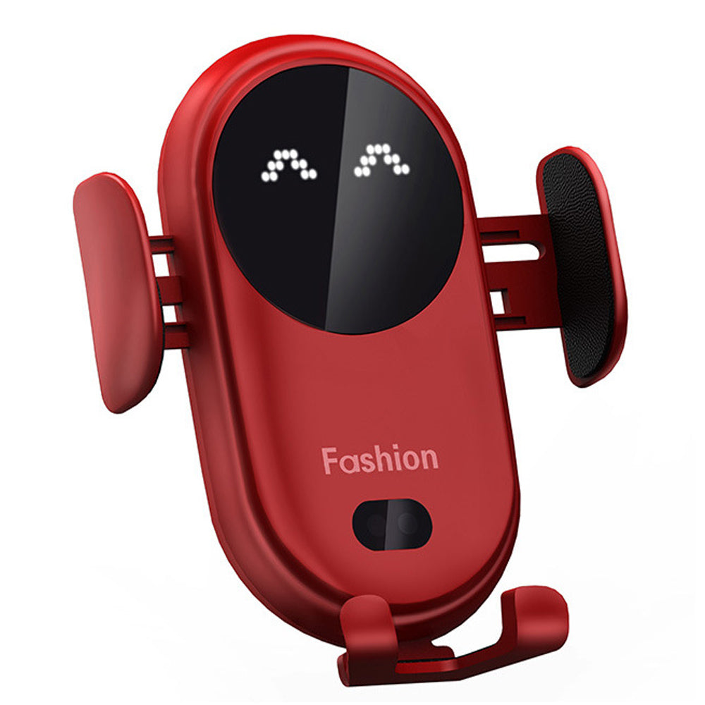 Smart Automatic Infrared Sensing Wireless Fast Charging Car Mount for Smartphones