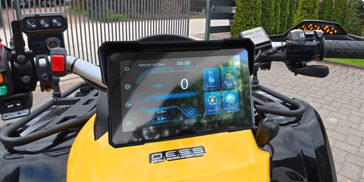 Linkifun 7-inch motorcycle navigation screens with wireless CarPlay and Android Auto