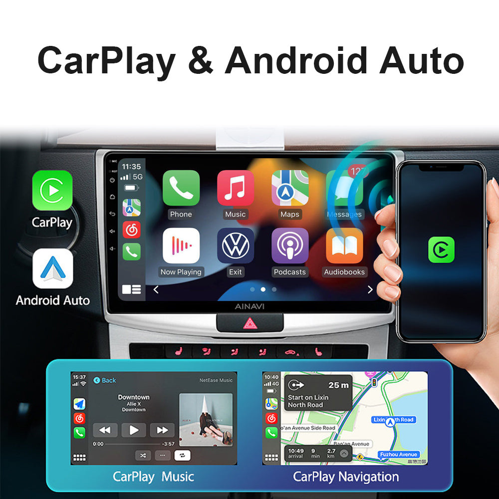 Linkifun™ Z4 Android 10 Smart AI Box Wireless Carplay/ Android Auto Adapter with HDMI