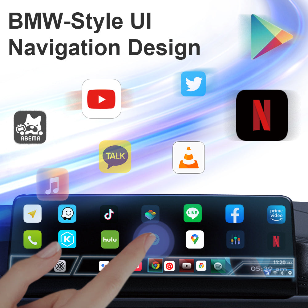 Linkifun™ L8 Carplay Android AI Box for BMW/ Mini Cooper - Customizable System ID6/ID7/ID8/ID8.5/ID9