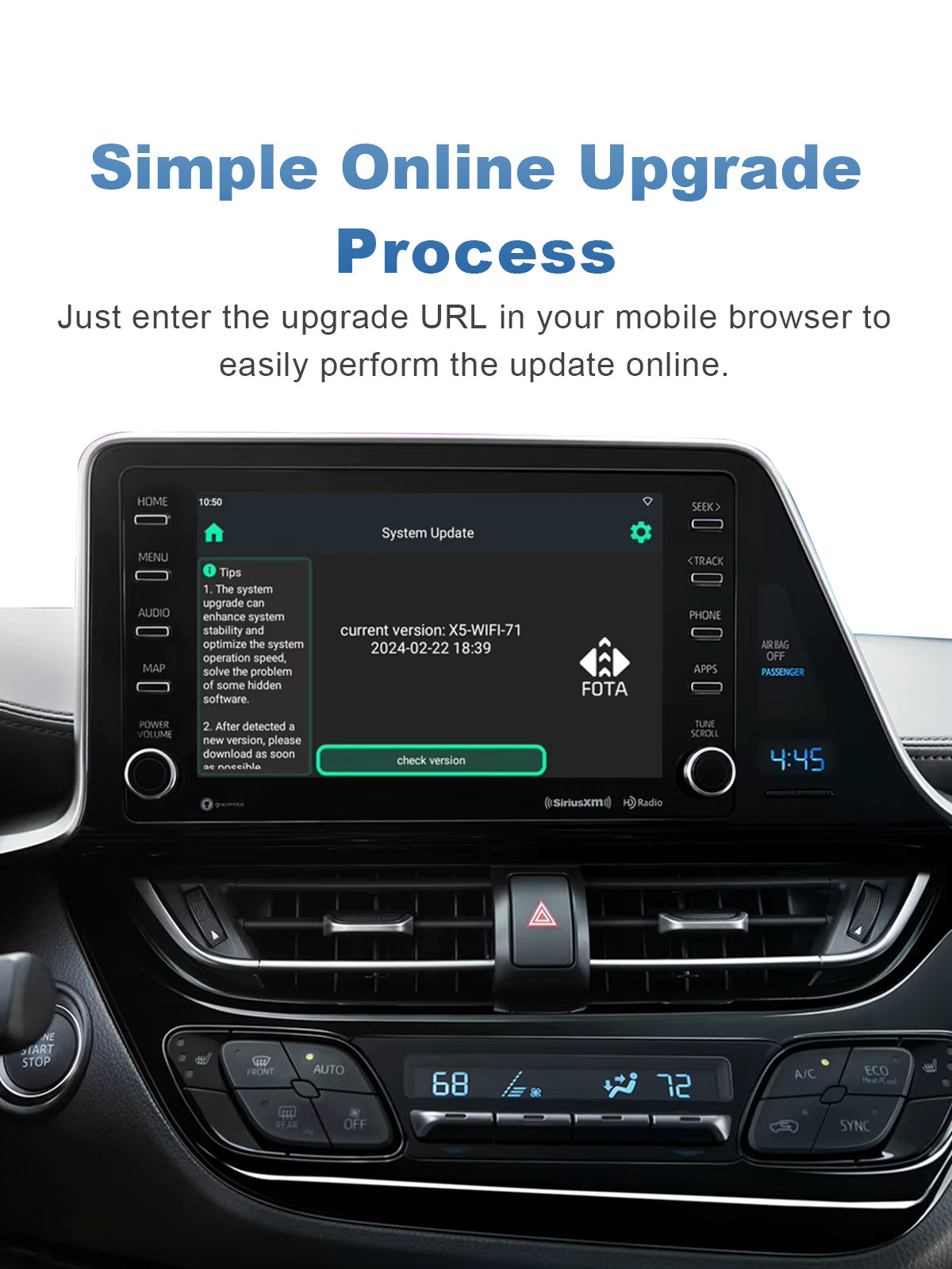 Linkifun C2 RGB Android 13 Smart AI Box Wireless CarPlay and Android Auto Adapter with simple online firmware upgrades for latest features and optimizations