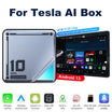Boîtier IA Android 13 Linkifun™ L10 pour Tesla – compatible avec CarPlay et Android Auto sans fil – Google Play, Google Maps, carte SIM et prêt à l’emploi