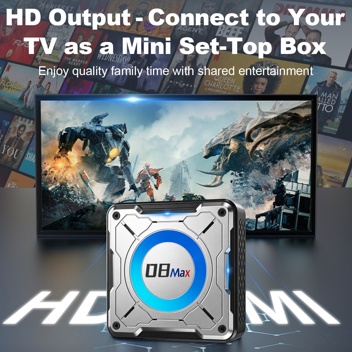 Linkifun™ L8 Max Android 16 AI Box for BMW – Wireless CarPlay & Android Auto Adapter with HDMI Out, Google Play, Upgrade BMW ID6/ID7/ID8/ID8.5/ID9