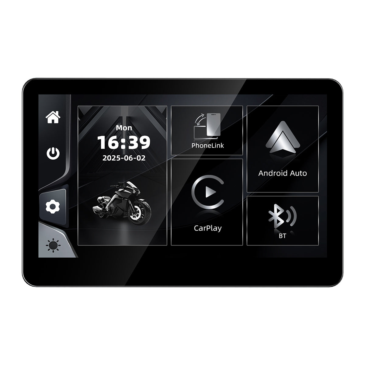 Linkifun™ MT13A 6.2" Motorcycle Screen for BMW with OEM Bracket – Wireless CarPlay & Android Auto, Quick Release