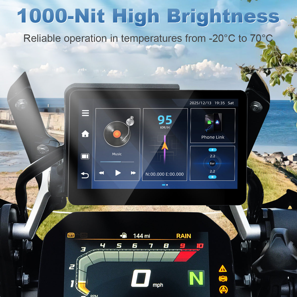 Linkifun™ MT13C 6.2" Android 14 Display for BMW – Google Play, GPS, CarPlay/Android Auto & Optional TPMS