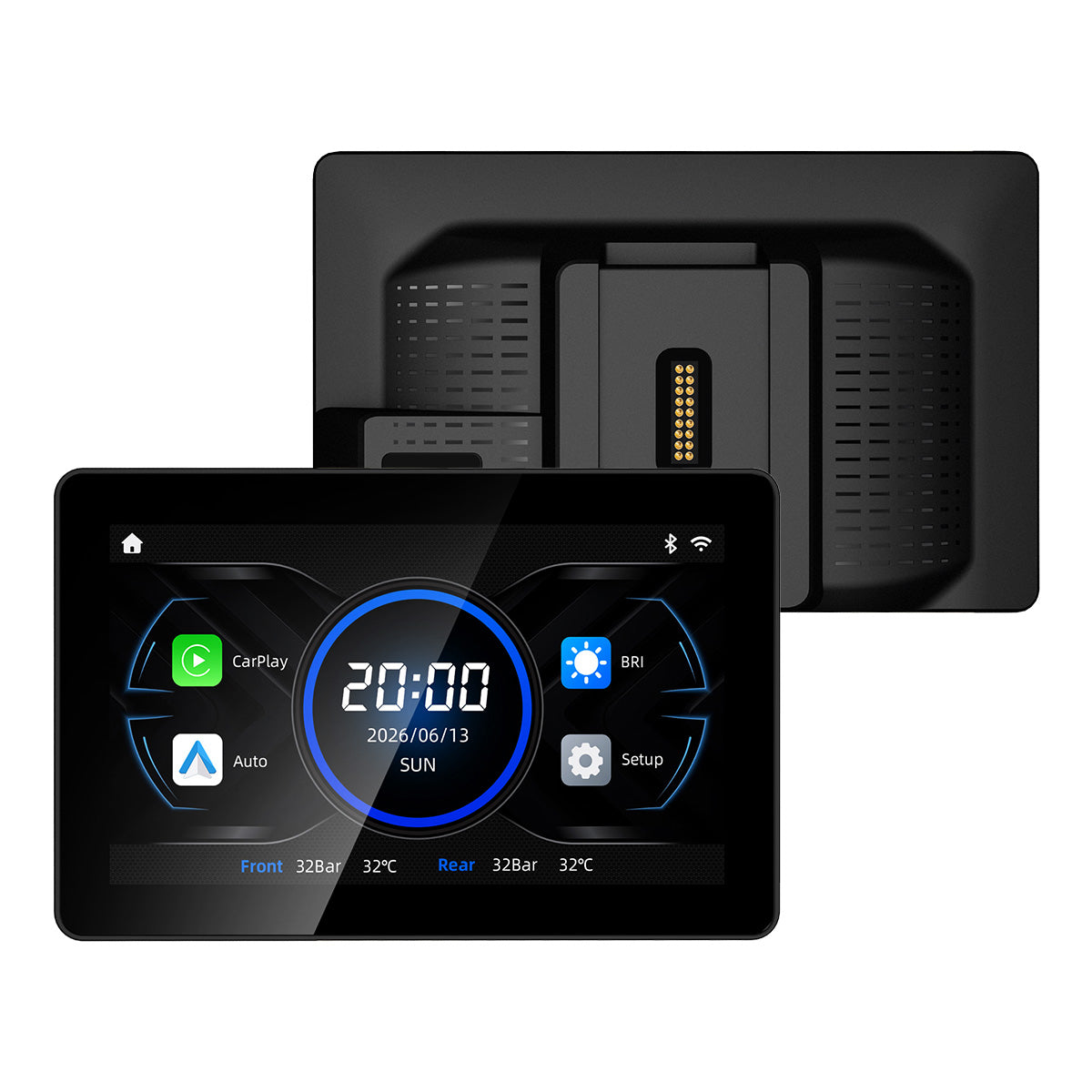 Display per moto Linkifun MT18A da 7,0" per BMW, CarPlay e Android Auto wireless, TPMS, predisposizione alla navigazione OEM