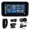 Linkifun™ MT23 6インチバイク用ダッシュカム(ワイヤレスCarPlay/Android Auto、Android 14、SIMサポート、TPMS、オドメーター、GPS、DVR、マグネットマウント)