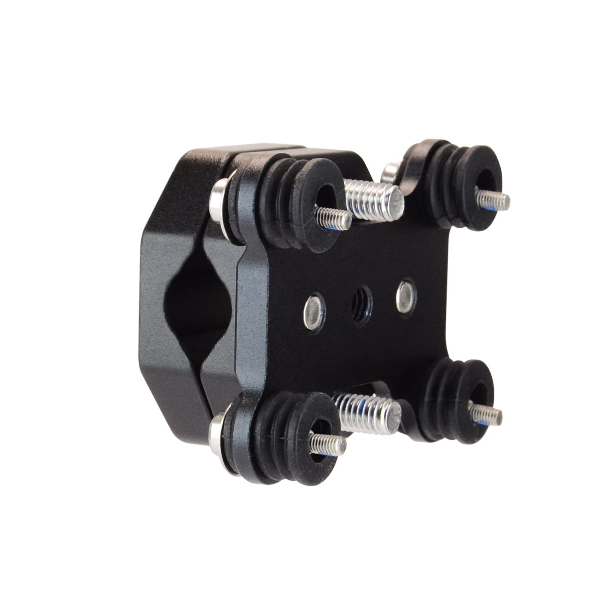 Linkifun fixed crossbar clamp mount for MT3A, MT3C and MT3D motorcycle navigation screens, designed for secure and stable installation on compatible motorcycle crossbars.