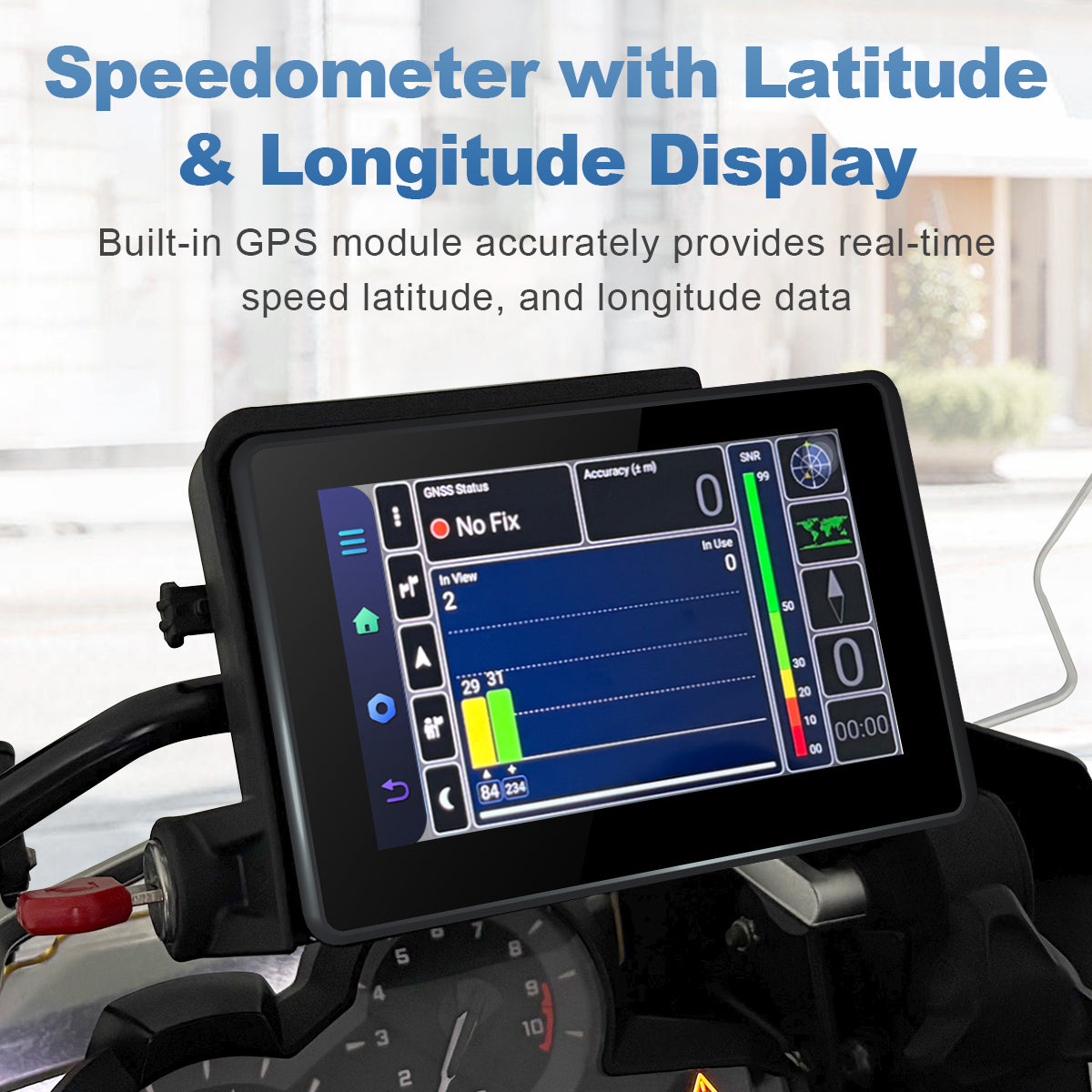 Linkifun™ MT3D 5" Android 13 Motorcycle Smart Display for BMW Motorcycles – GPS, Wi-Fi, Wireless CarPlay & Android Auto