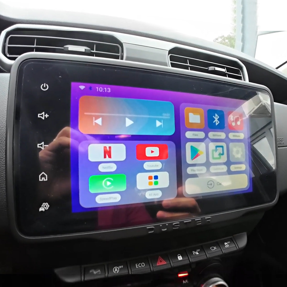 Linkifun Android 10 Smart Box Series for cars, featuring high-speed performance, large memory, Google Play apps, and advanced in-car entertainment