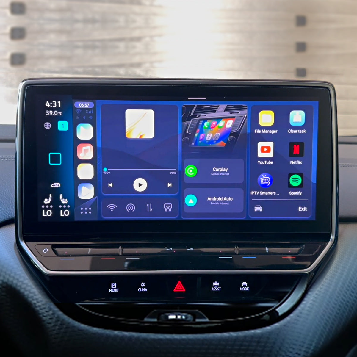 Linkifun Android 15 Smart Box Series for cars, featuring high-speed performance, large memory, Google Play apps, and advanced in-car entertainment