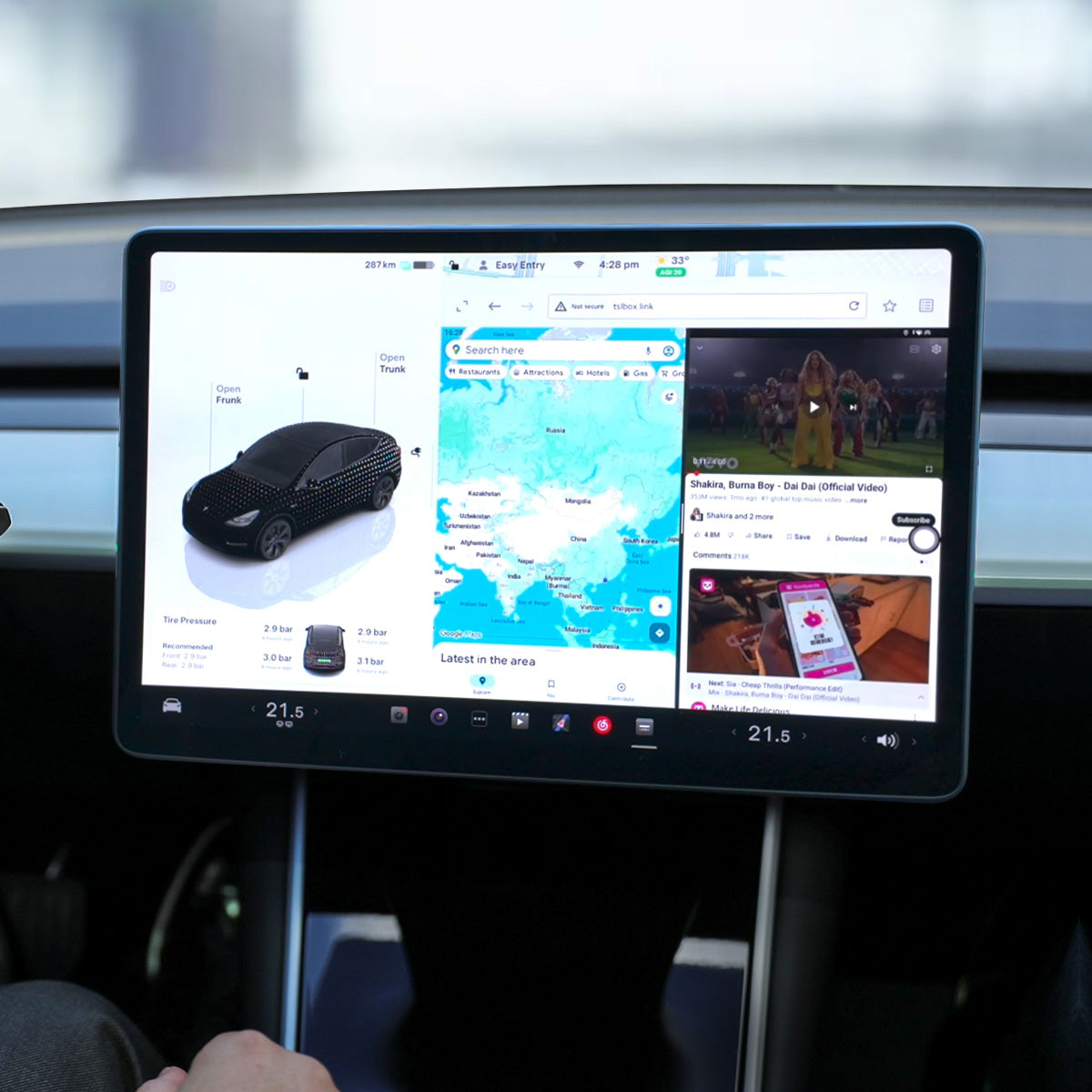Linkifun L10 Tesla smart AI box series with wireless CarPlay, wireless Android Auto, Android 13 system, Google Play apps, in-car entertainment, navigation, and plug-and-play USB installation