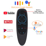 Linkifun™ G10S PRO Wireless Air Mouse Remote with Bluetooth 5.0, USB Port, Google Voice, and Backlit Keyboard – 2.4GHz
