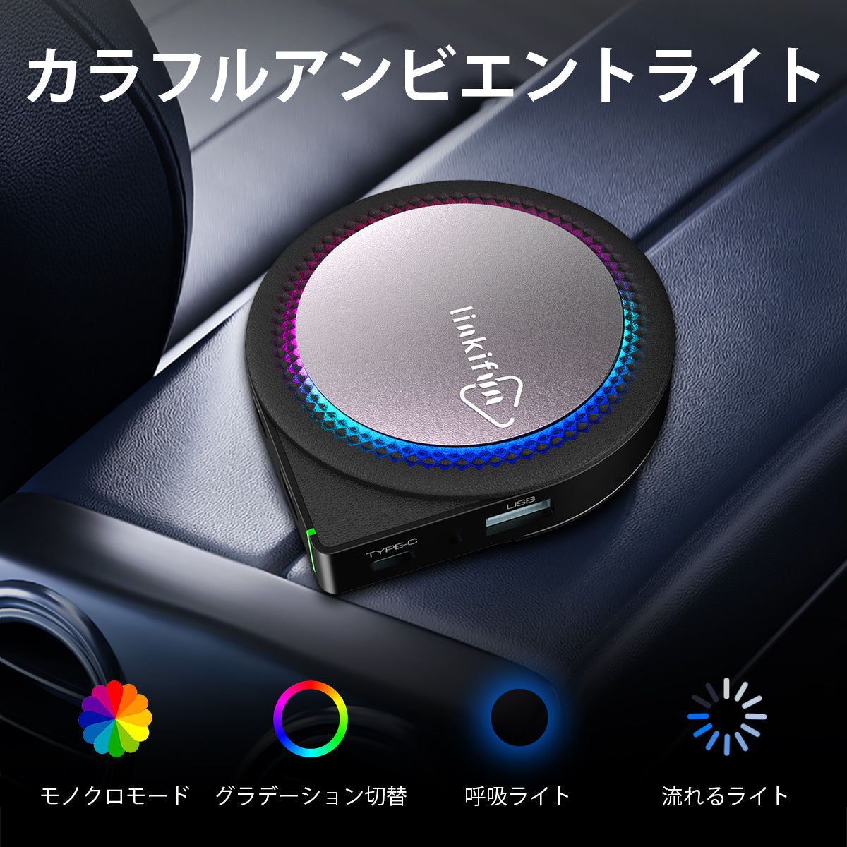 Linkifun™ GT6 Pro Android 13 スマートAIボックス｜ワイヤレスCarPlay