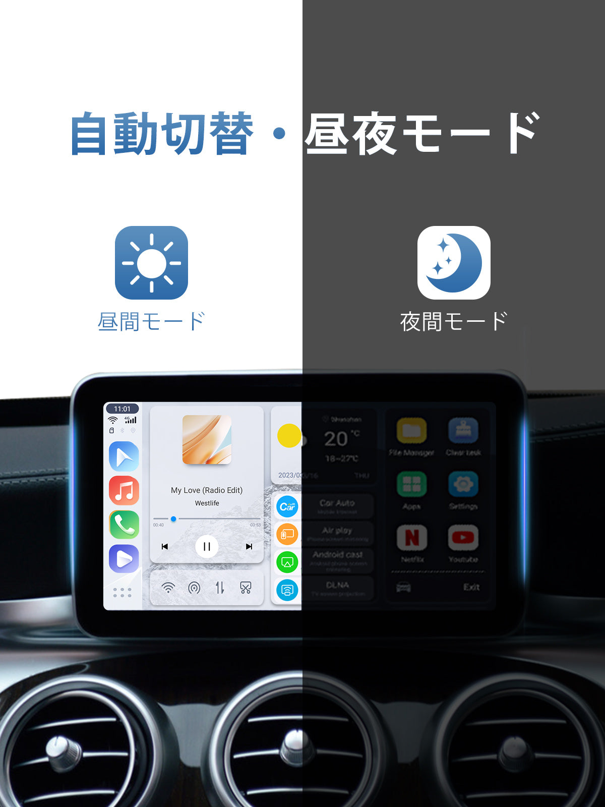 Linkifun™ GT6 Pro Android 13 スマートAIボックス｜ワイヤレスCarPlay