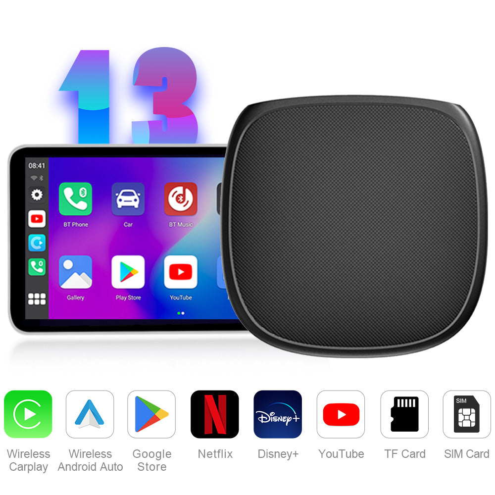 Linkifun™ GT7 Android 13 Smart AI Box Wireless CarPlay/Android Auto Adapter