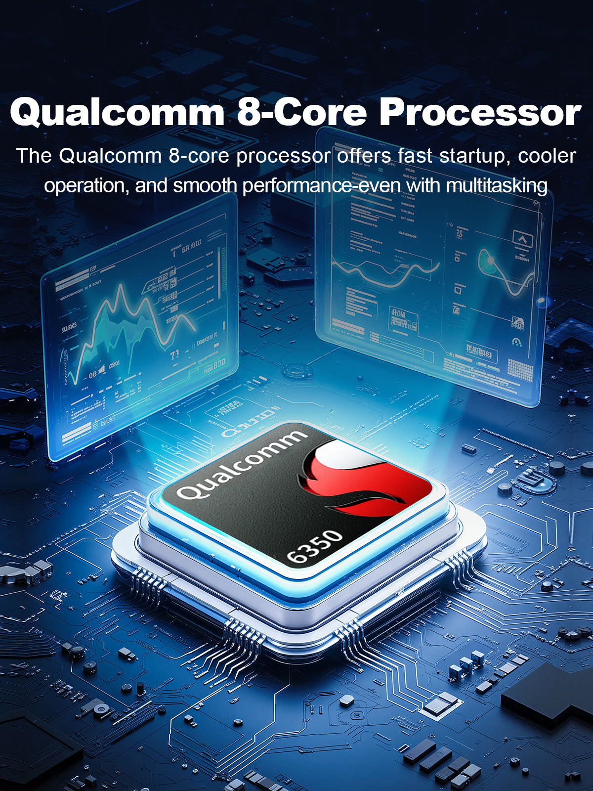 Linkifun GT8D Smart AI Box featuring the Qualcomm 6350 8-core processor for fast and stable performance