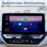 Linkifun GT8D Smart AI Box with customizable split-screen multitasking for using two apps simultaneously
