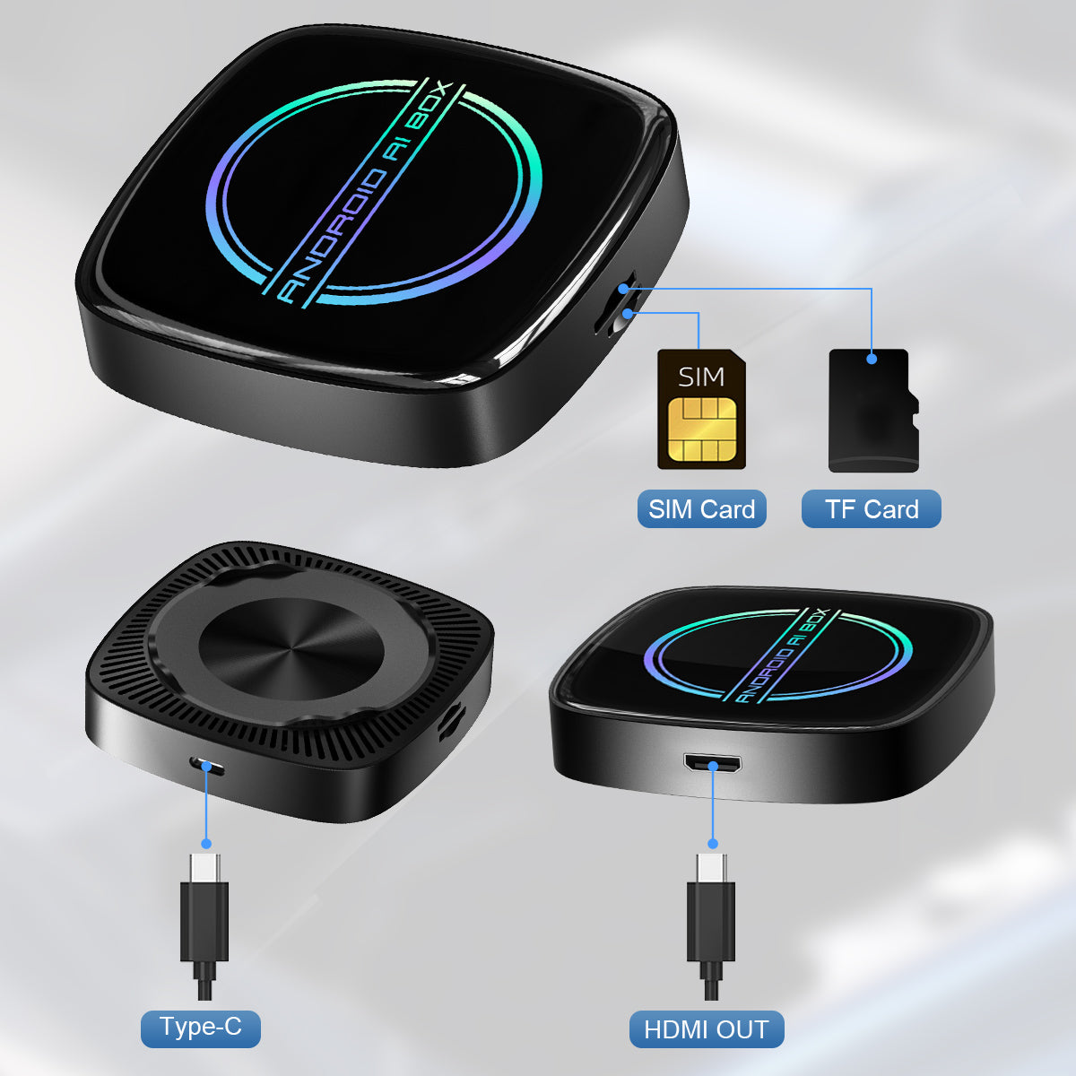 テレビ Full Android Ai Box Amazon.com: ZHNN Carplay AI Box, Wireless Carplay Android Auto