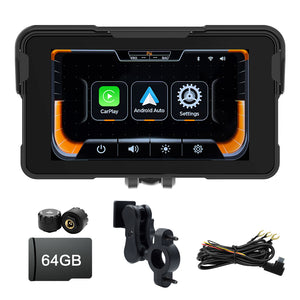 M11A 5" Motorcycle Navigation Screen with Bluetooth 5.0 & Screen Mirroring (Optional TPMS)