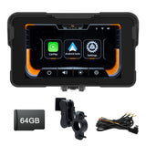 Linkifun™ M11A 5" Motorcycle Navigation Screen with Wireless CarPlay & Android Auto, IP67 Waterproof, Single Bluetooth, Optional TPMS