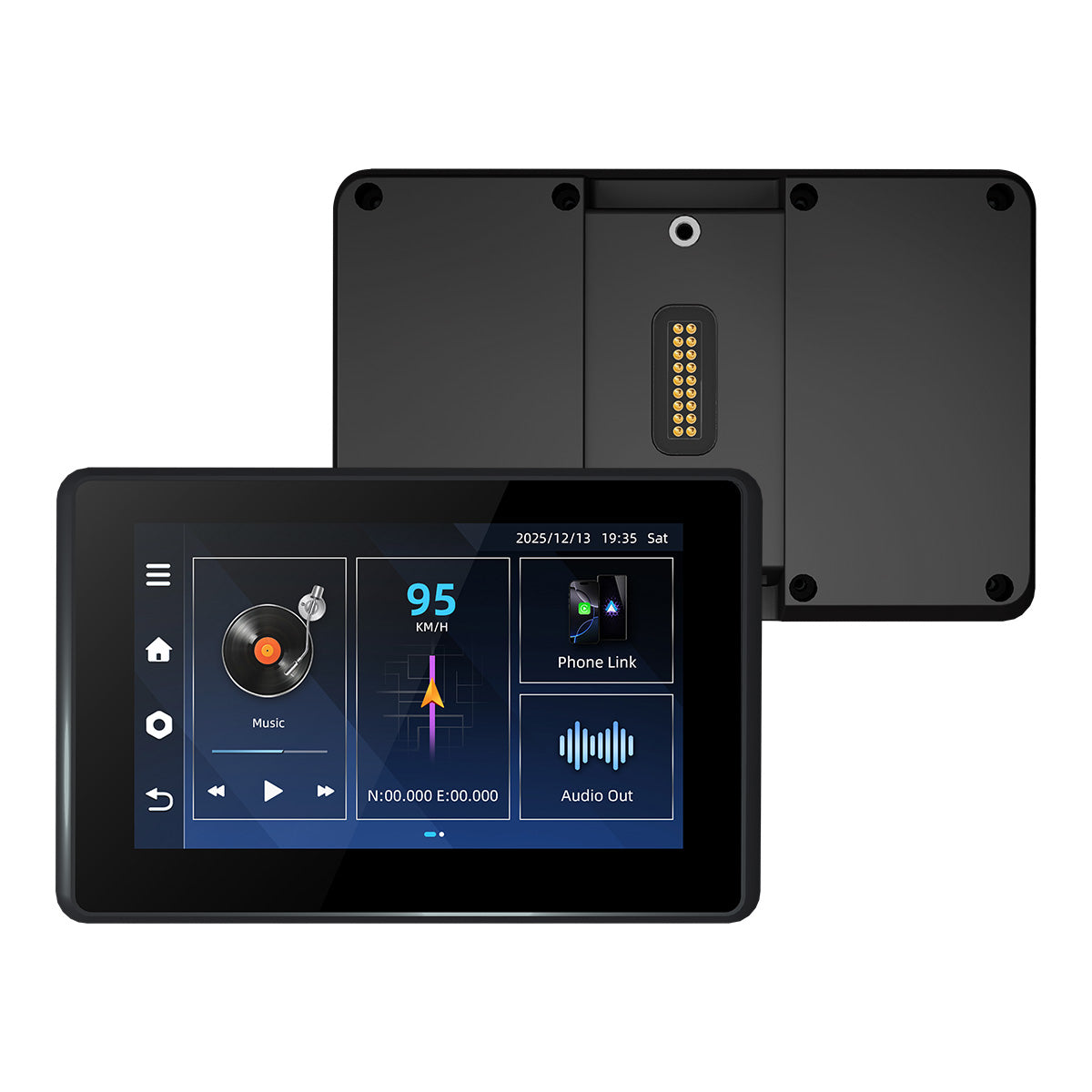 Linkifun™ MT3D 5" Android 13 Motorcycle Smart Display for BMW Motorcycles – GPS, Wi-Fi, Wireless CarPlay & Android Auto