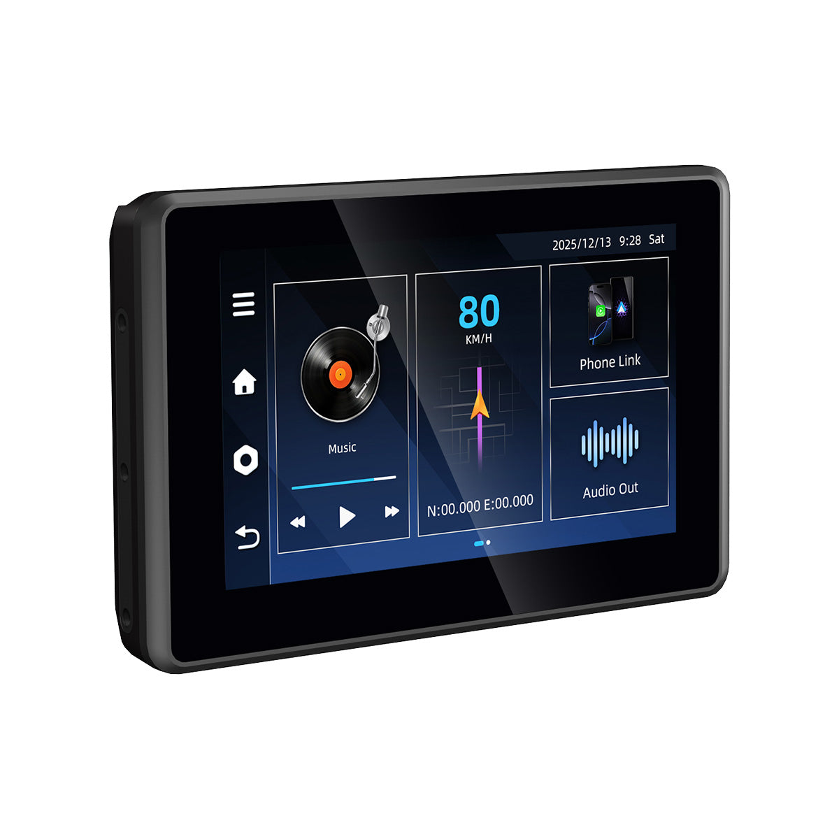 Linkifun™ MT3C 5" BMW Android 14 Smart Digital Display – Google Play, Built-in GPS, Wi-Fi, Wireless CarPlay & Android Auto