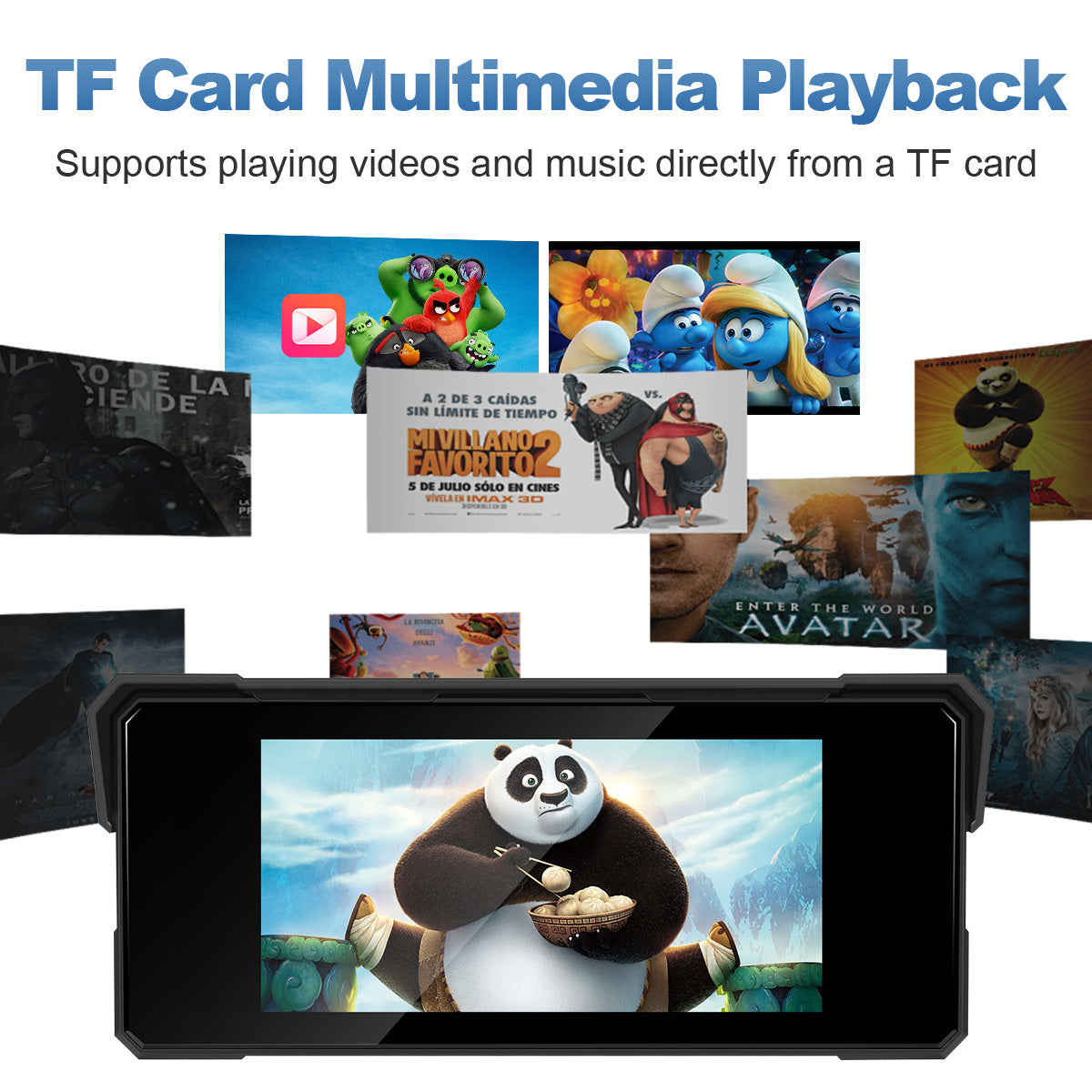 Linkifun™ MT81 8.1" Motorcycle Navigation Screen with Wireless CarPlay, Android Auto, Screen Mirroring (Optional TPMS)