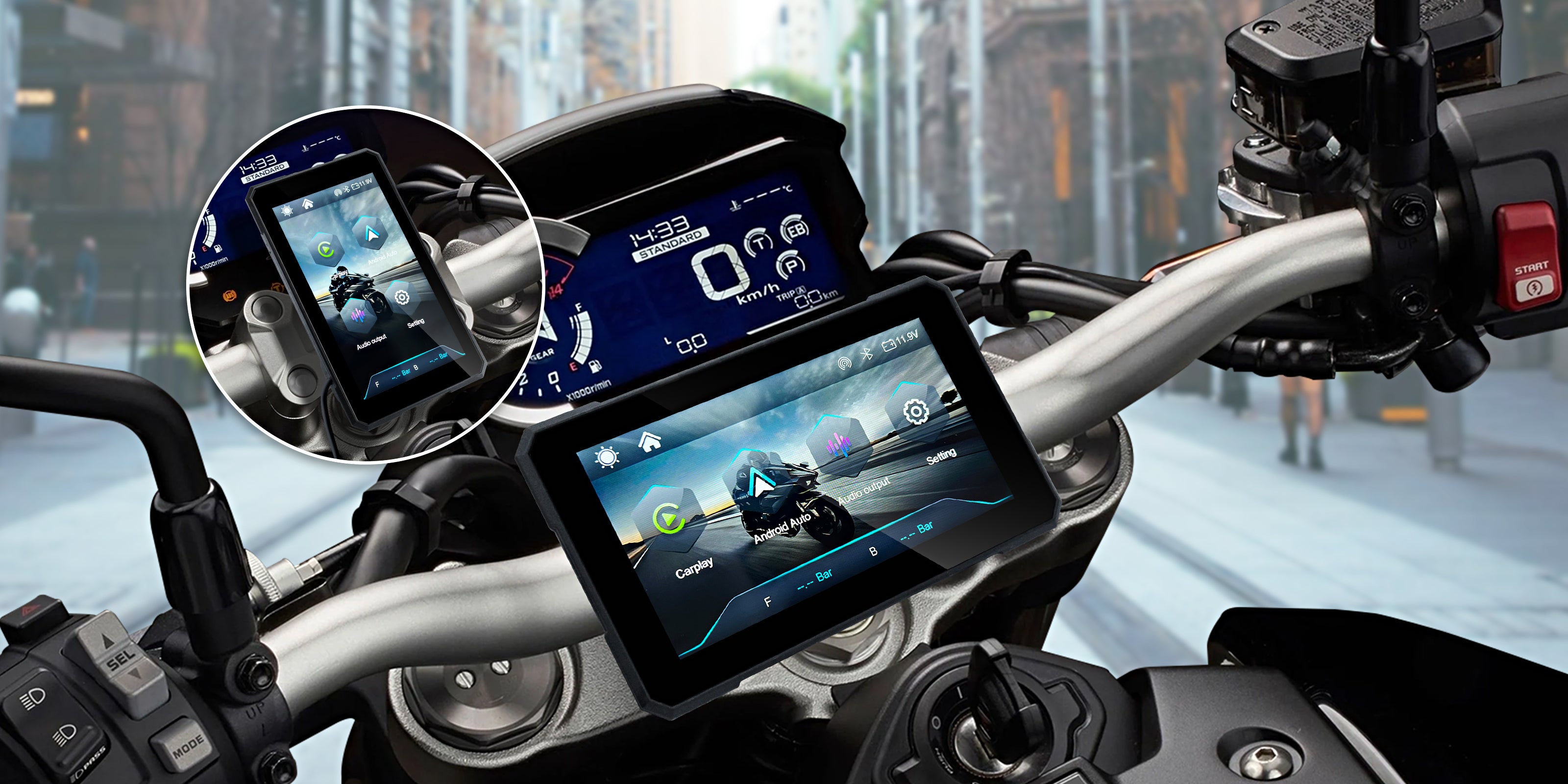 Motorcycle Navigation Screen Series