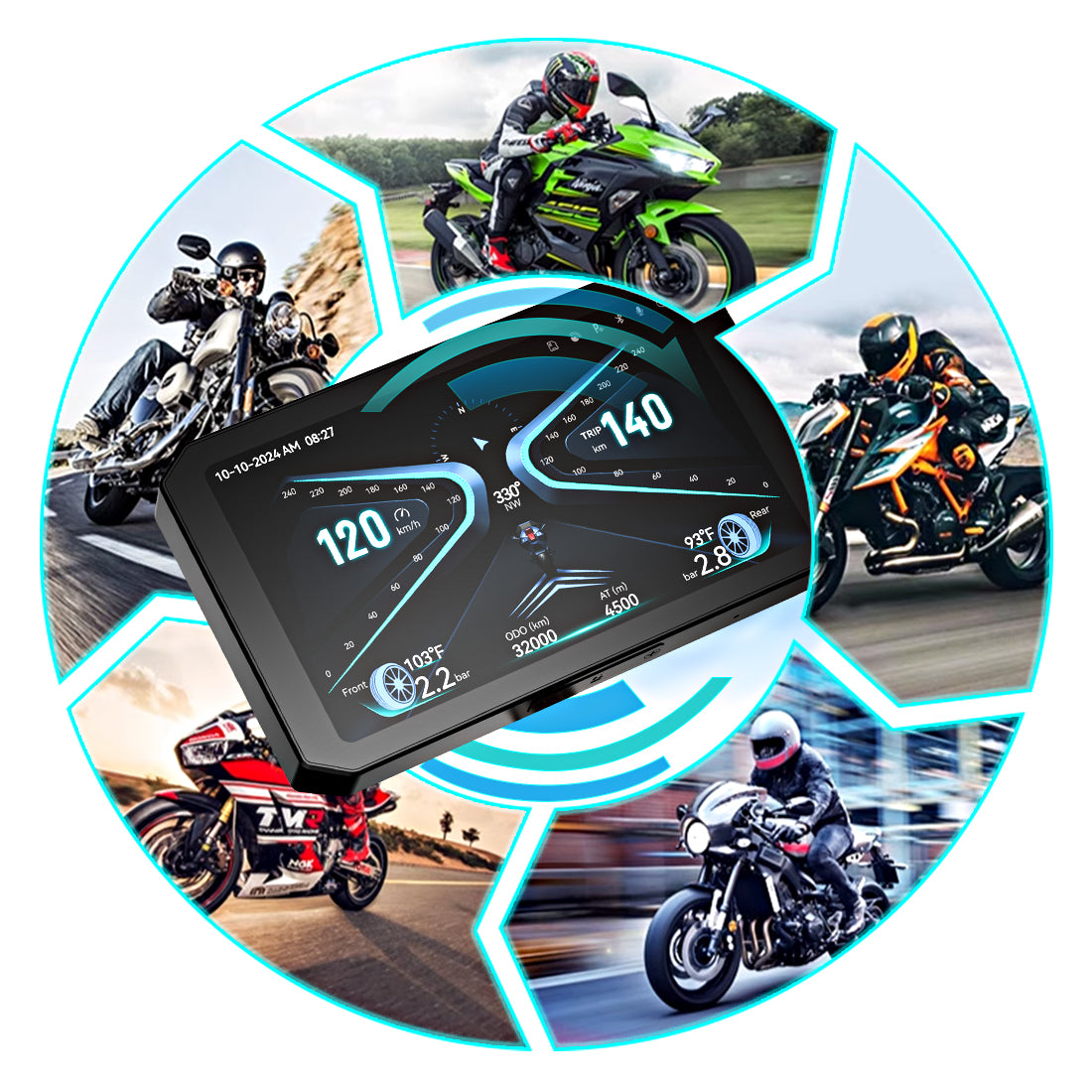 Linkifun M100 includes a 64GB high-endurance memory card with loop recording for continuous capture in Full HD or VGA quality.