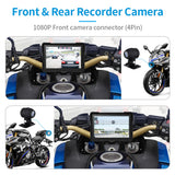 Linkifun™ SP8505 5" IP67 Waterproof Motorcycle Smart Screen, GPS Navigation with Wireless Apple Carplay, Android Auto