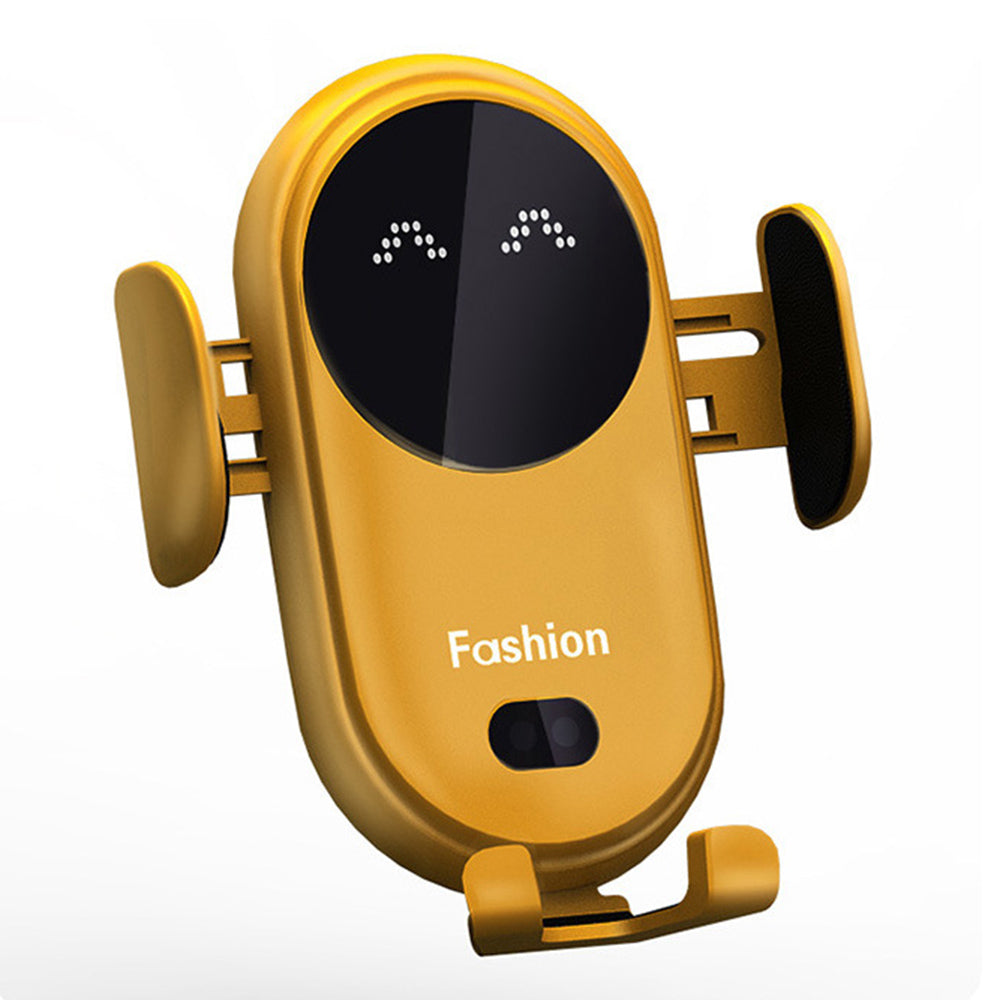Smart Automatic Infrared Sensing Wireless Fast Charging Car Mount for Smartphones