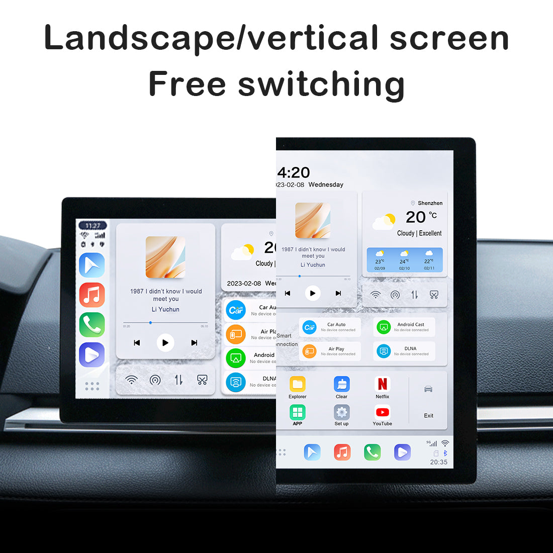 For Wireless CarPlay Ai Box Android Auto 4+64GB Android 10 North America  Version