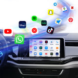 Linkifun GT6 Android 13 Smart AI Box Wireless Carplay/ Android Auto Adapter with HDMI