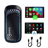 Linkifun™ RGB Mini Wireless Carplay/Android Auto Adapter with Ambient Lighting