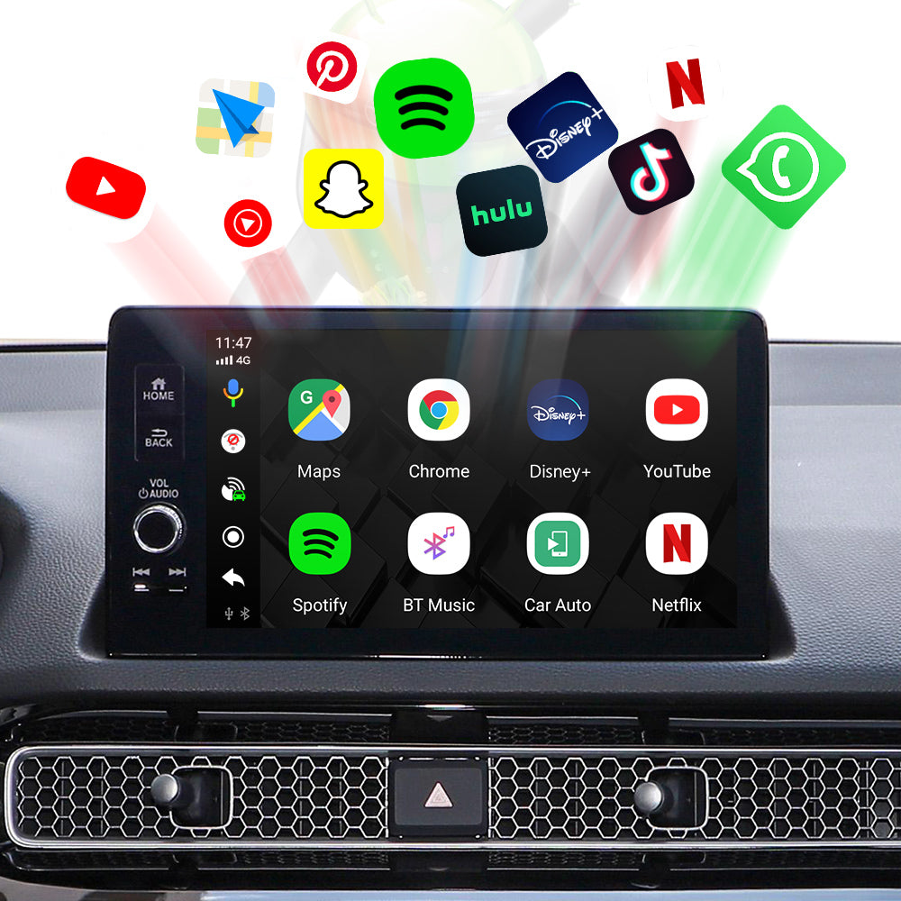 Linkifun™ Z4 Android 10 Smart AI Box Wireless Carplay/ Android Auto Adapter with HDMI