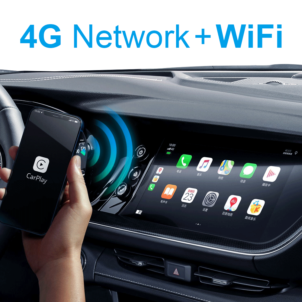 Linkifun™ Z4 Android 10 Smart AI Box Wireless Carplay/ Android Auto Adapter with HDMI