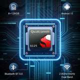 Linkifun GT6 Pro Android 13 Smart AI Box Wireless CarPlay and Android Auto Adapter with Qualcomm QCM6125 Octa-Core processor for smooth multitasking and fast performance