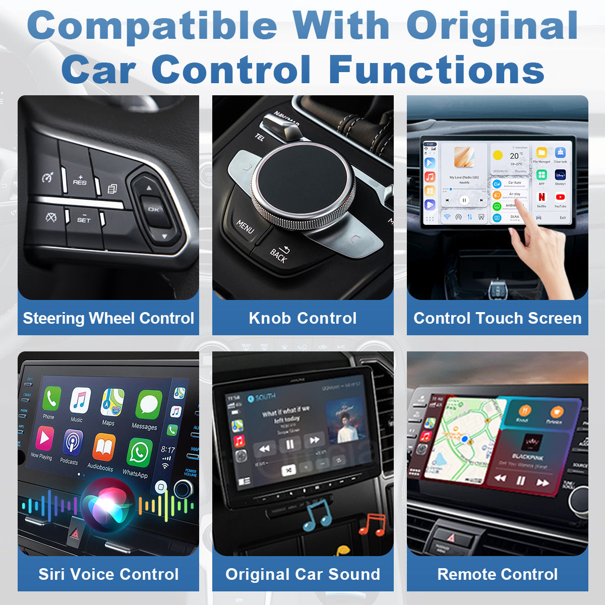 Linkifun™ GT6 Pro Android 13 Smart AI Box Wireless CarPlay/Android